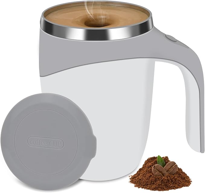 Automatic Stirring Coffee Mug – Self-Stirring Mug for Coffee, Tea & Hot Drinks