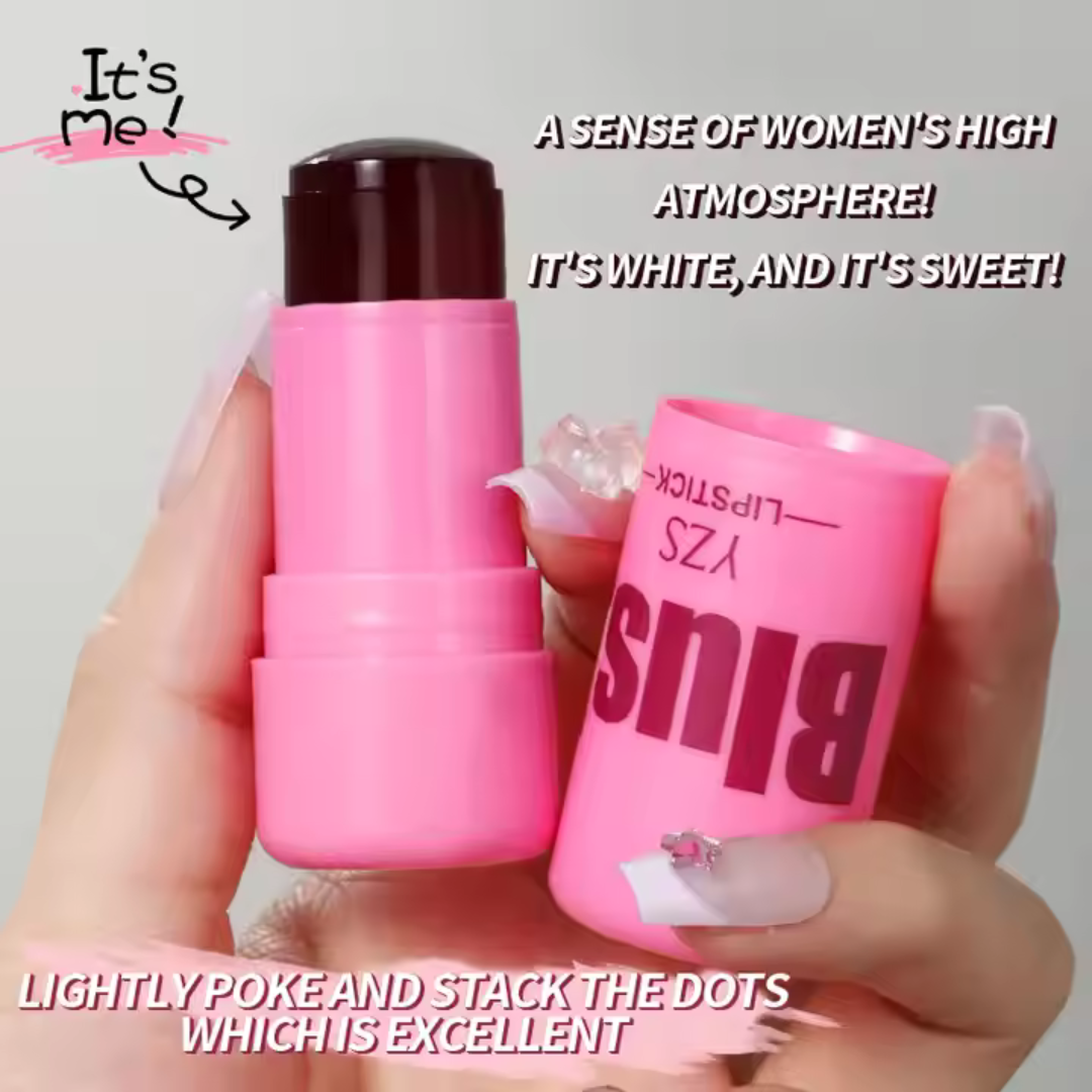 Cool Liquid Jelly Tint for Cheek and Lip Make Up Pink or Red Cutie Moisturizing Vegan Blush Tint
